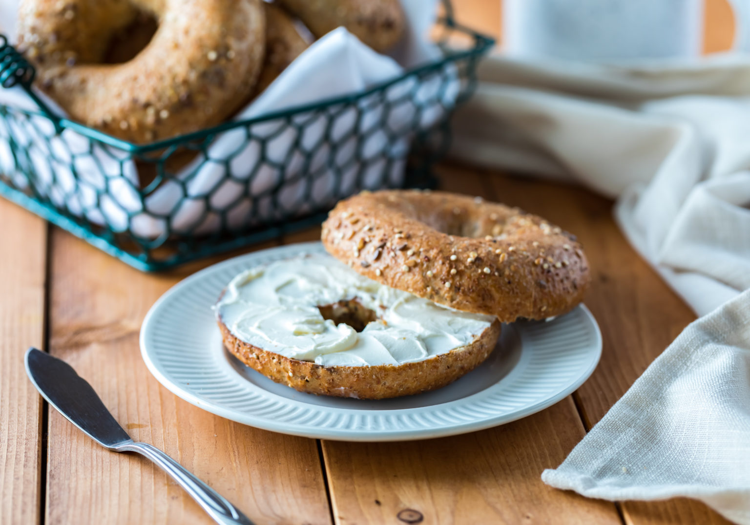 Everything Bagel (Pack of 2) + Cream Cheese (25 g) Leap Club